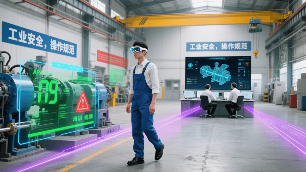 能源设备AR巡检，远程协作，AR培训指导，AR指挥调度管理