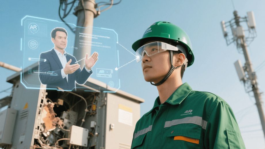 通信AR设备巡检，AR故障诊断，AR远程协助，AR应急指挥调度